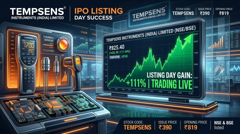 Tempsens Instruments IPO Debut (+111%): Analysis & Outlook