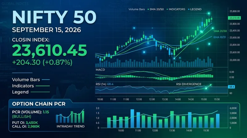 Nifty 50 Market Analysis Today (Sept 15) & Wednesday Prediction (Sept 16): Key Levels & Indicators